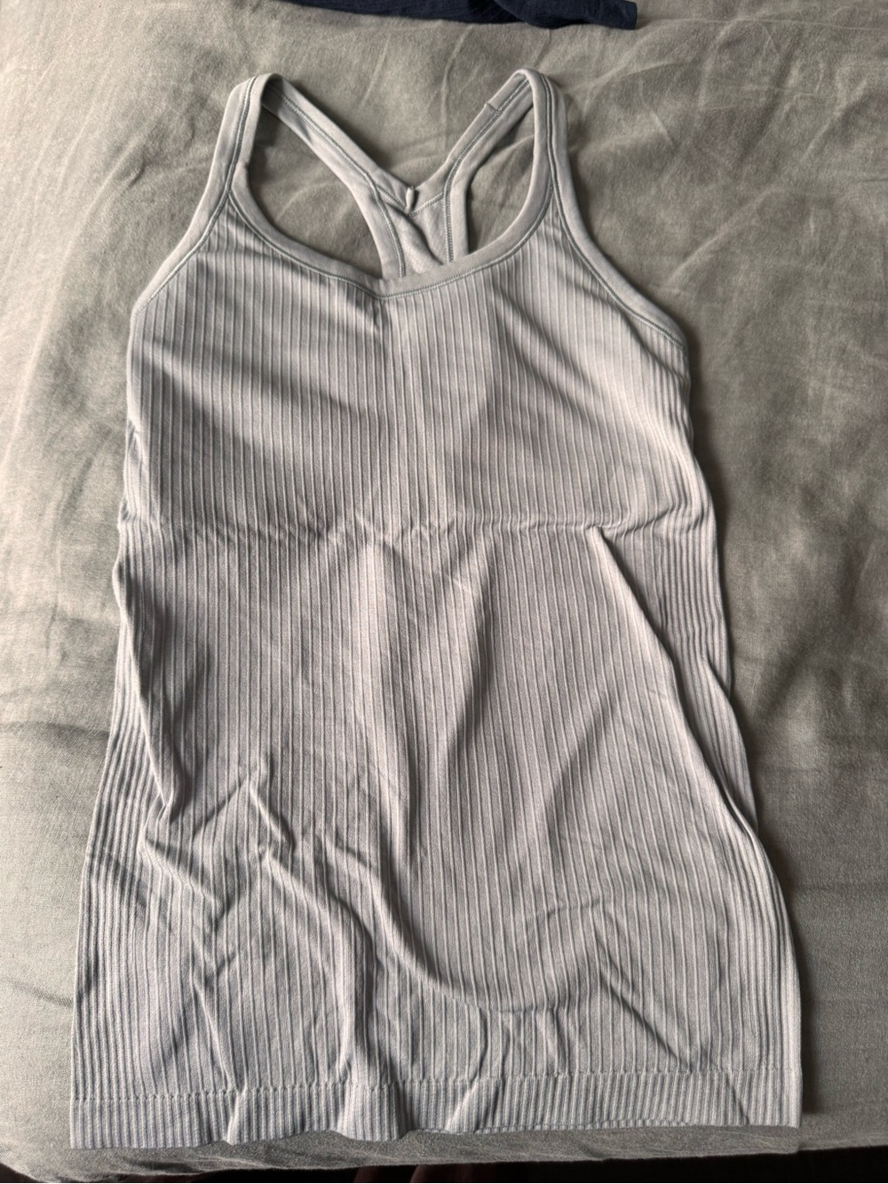lululemon athletica Ribbed Racerback Tank - Light Gray
